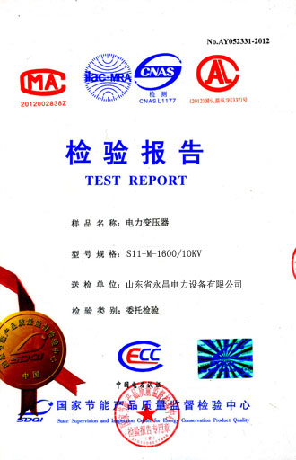 贵阳电力变压器检测合格报告